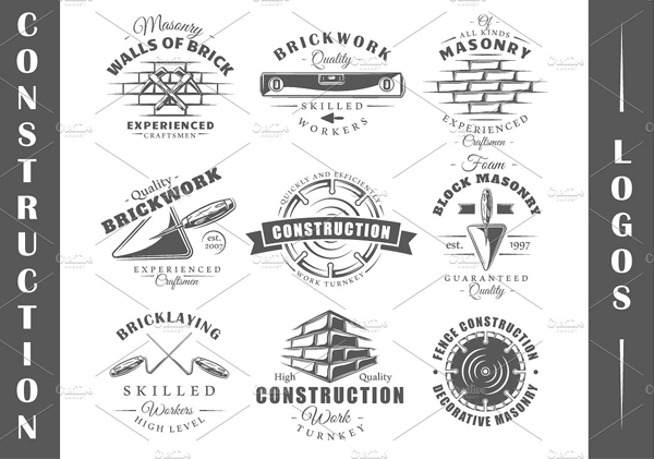 Vector Construction Logo Templates