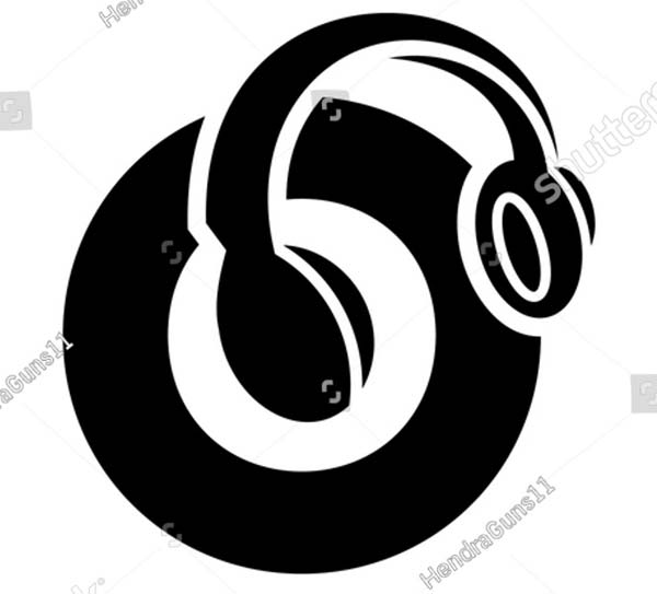 Vector Dj Logo Design Template