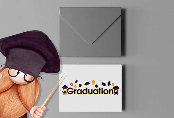 Vector Graduation Invitation Wording For Friends