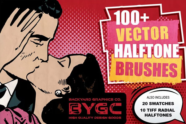 Vector Halftone Brushes
