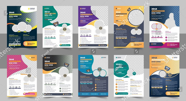 Vector Kids Flyer Templates Bundle
