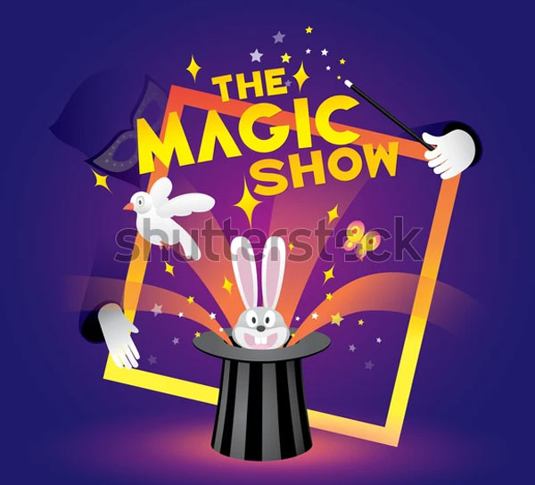 Vector Magic Show Flyer Template