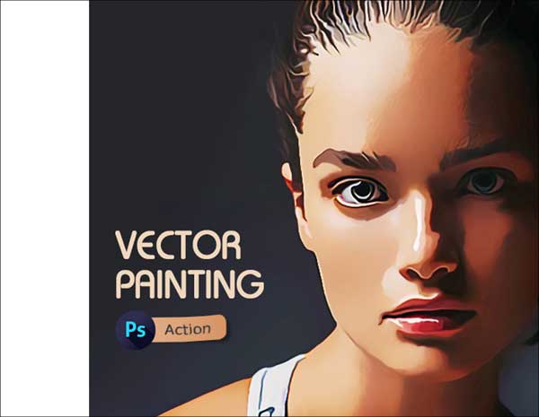 Vector Painting PS Action