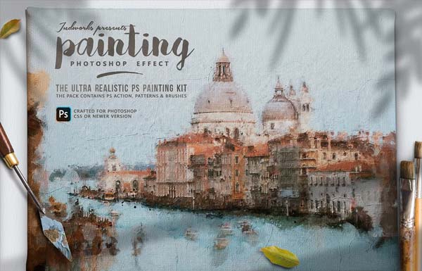 Vector Painting PSD Actions