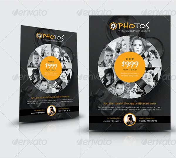 Vector Photography Flyer Templates