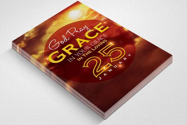 Vector Praise and Worship Concert Flyer Design