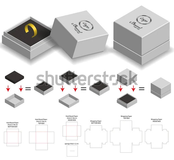 Vector Ring Box Mockup