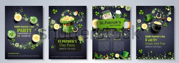 Vector Saint Patrick's Day Party Flyer Template