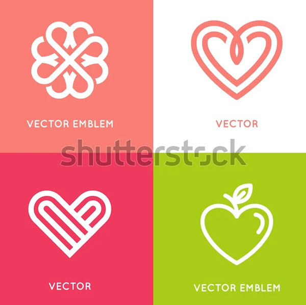 Vector Set of Logo Design