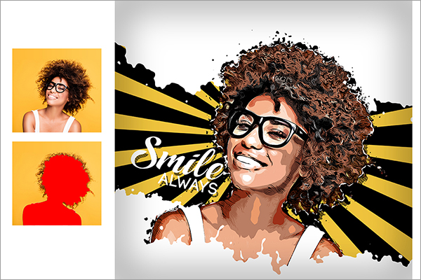 Vector Sketch Photoshop Action
