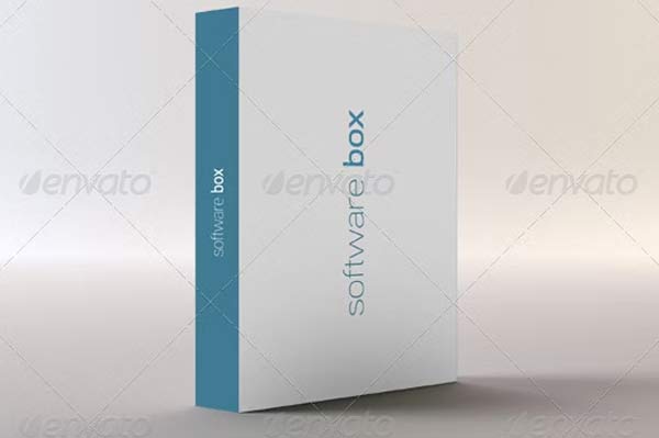 Vector Software Box Mockup Generator PSD Free