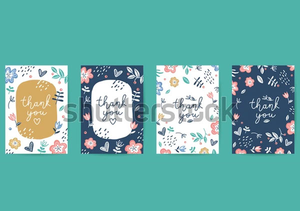 Vector Thank You Card Template