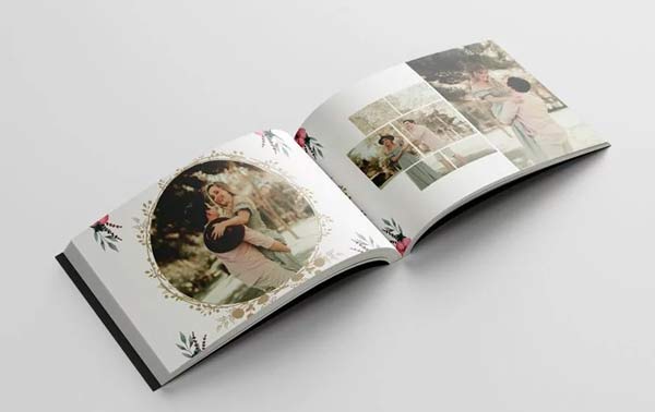 Vector Wedding Photo Album Templates Download