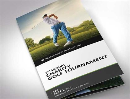 Vector Golf Tournament Brochure Template
