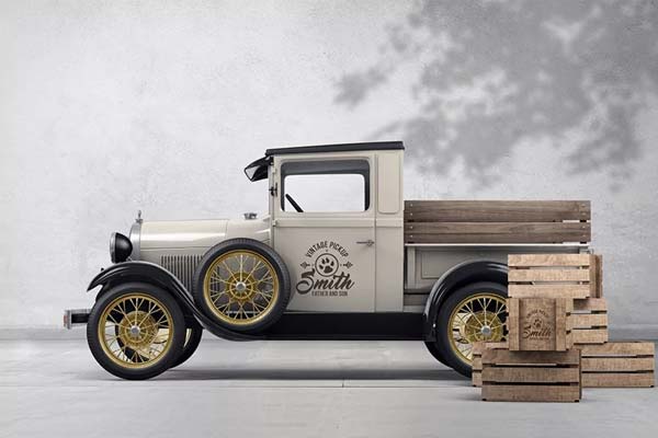 Vehicle Mockup Free Download PSD Template