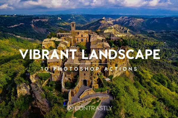 Vibrant Landscape Photoshop Actions