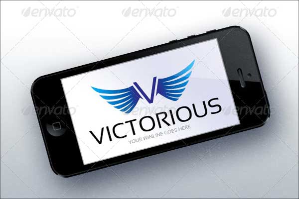 Victorious Technologies Logo Template