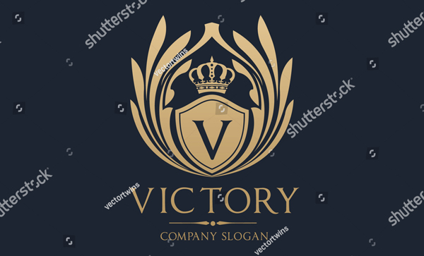 Victory Luxury Brand Logo Template