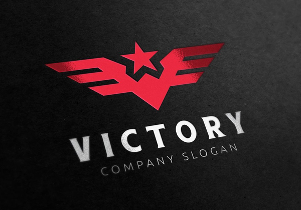 Victory Wing Logo Template
