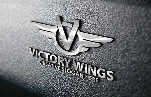 Victory Wings Logo Template