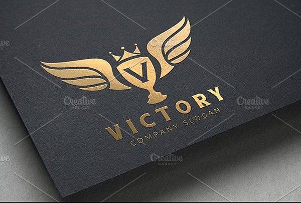 Victory Winner Logo Template