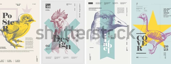 Vintage Cicken Flyer Template