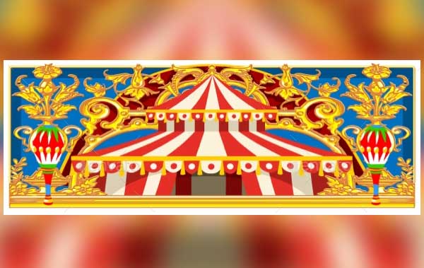 Vintage Circus Carnival Banner Template