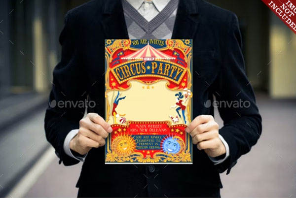Vintage Circus Invitation
