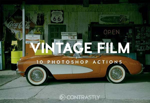 Vintage Film Sketch Photoshop Actions