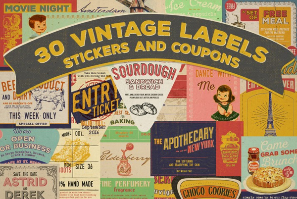 Vintage Gift Coupons and Gift Vouchers