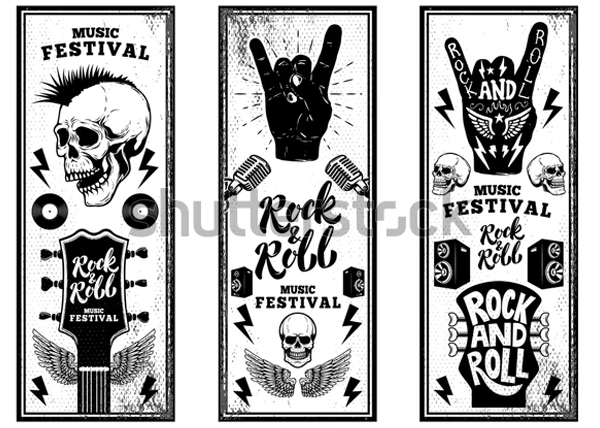Vintage Tattoo Banner Template