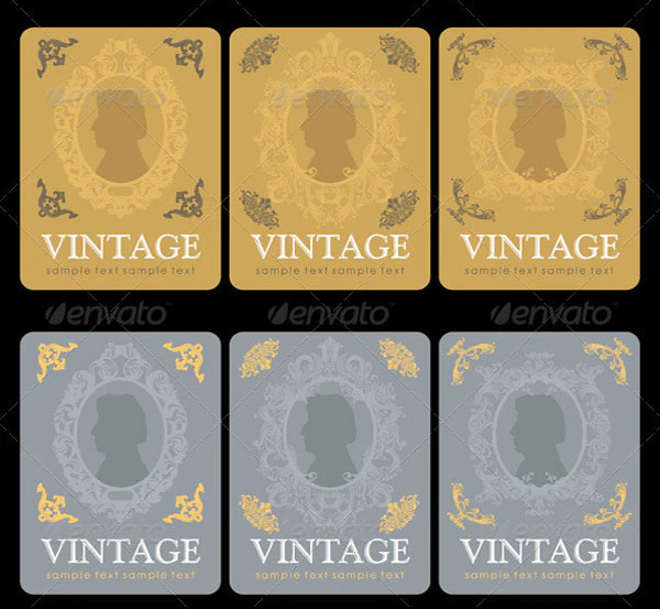 Vintage Wine Labels Set