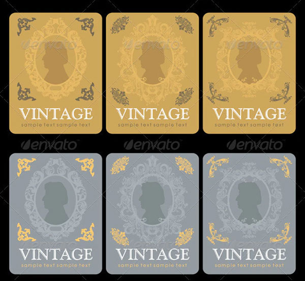 Vintage Wine Labels Set