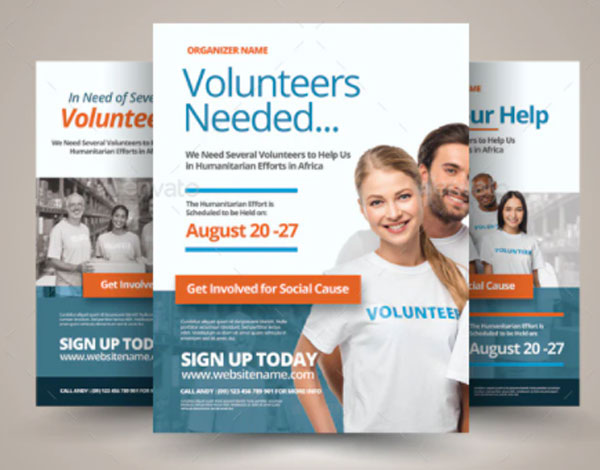 Volunteer Recruitment Flyer Templates