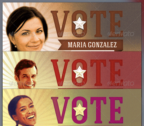 Voting Election Door Hanger Template