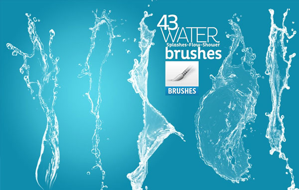 Water Brushes for Photoshop