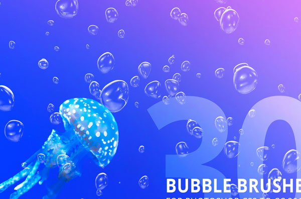 Water Bubble Brushes For Photoshop