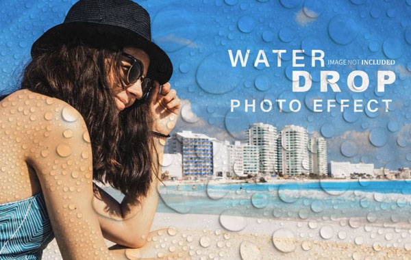 Water Drop Photo Effect Action