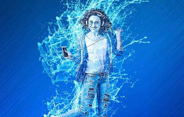 Water Pond Photoshop Actions Design