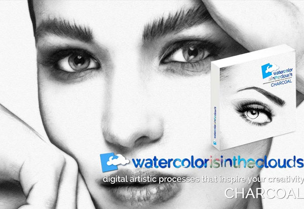 Watercolor Charcoal Photoshop Action