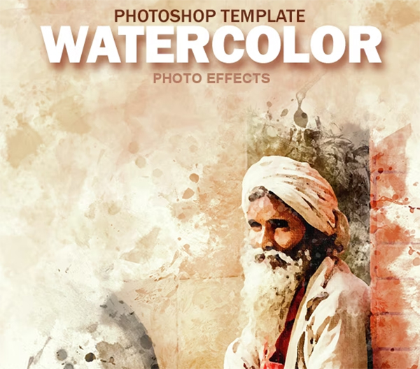 Watercolor ATN Photoshop Action