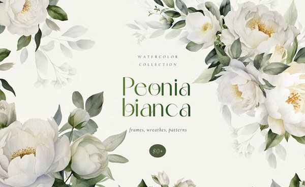 Watercolor Wedding Template