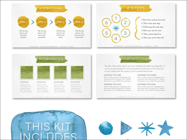 Watercolor Powerpoint Template