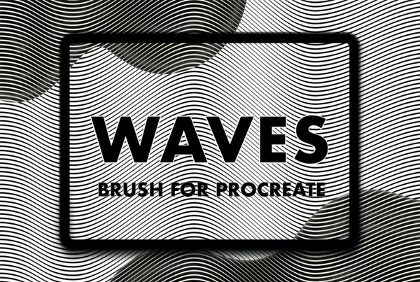Waves Pattern Photoshop Brushes