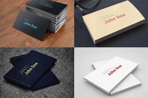 Web Editer Business Card Template