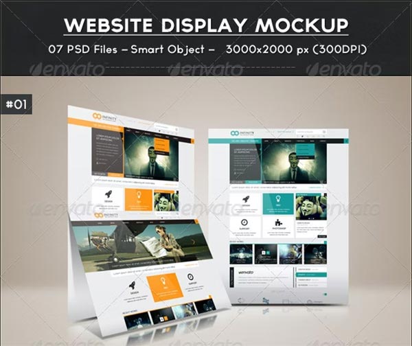 Website Display Mockup