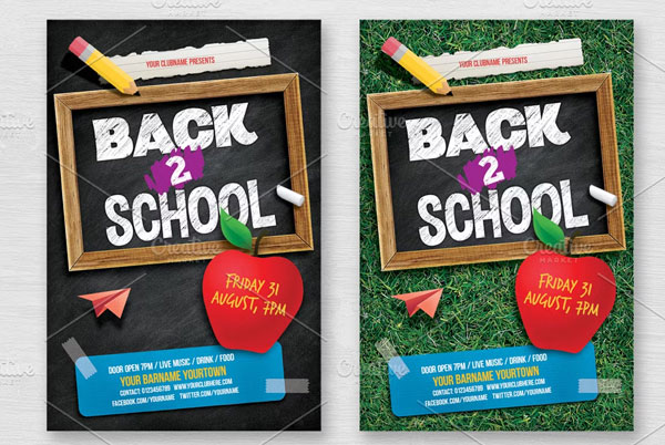 Wedding Chalkboard Poster Template