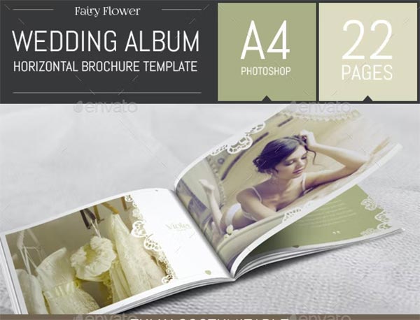 Wedding Photo Album Brochure Template