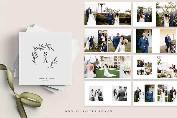 Wedding Photo Album template Design