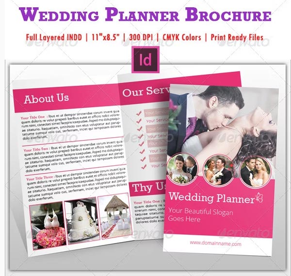 Wedding Planner Brochure Template